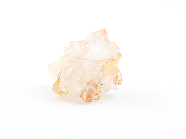 Clear Quartz w/ Tangerine touch