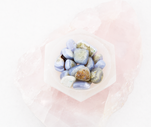 Selenite Hexagon Bowl